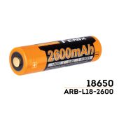 Fenix ARBL18 Rechargeable 18650 Li-ion Battery - 2600mAh