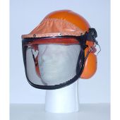 Peltor LumberJack. Head, face and hearing protection system